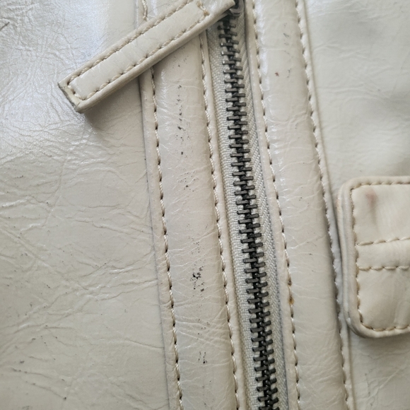 Guess Ivory Cream Studded Wristlet Clutch 11 x 7 Rare Y2K - Picture 13 of 16